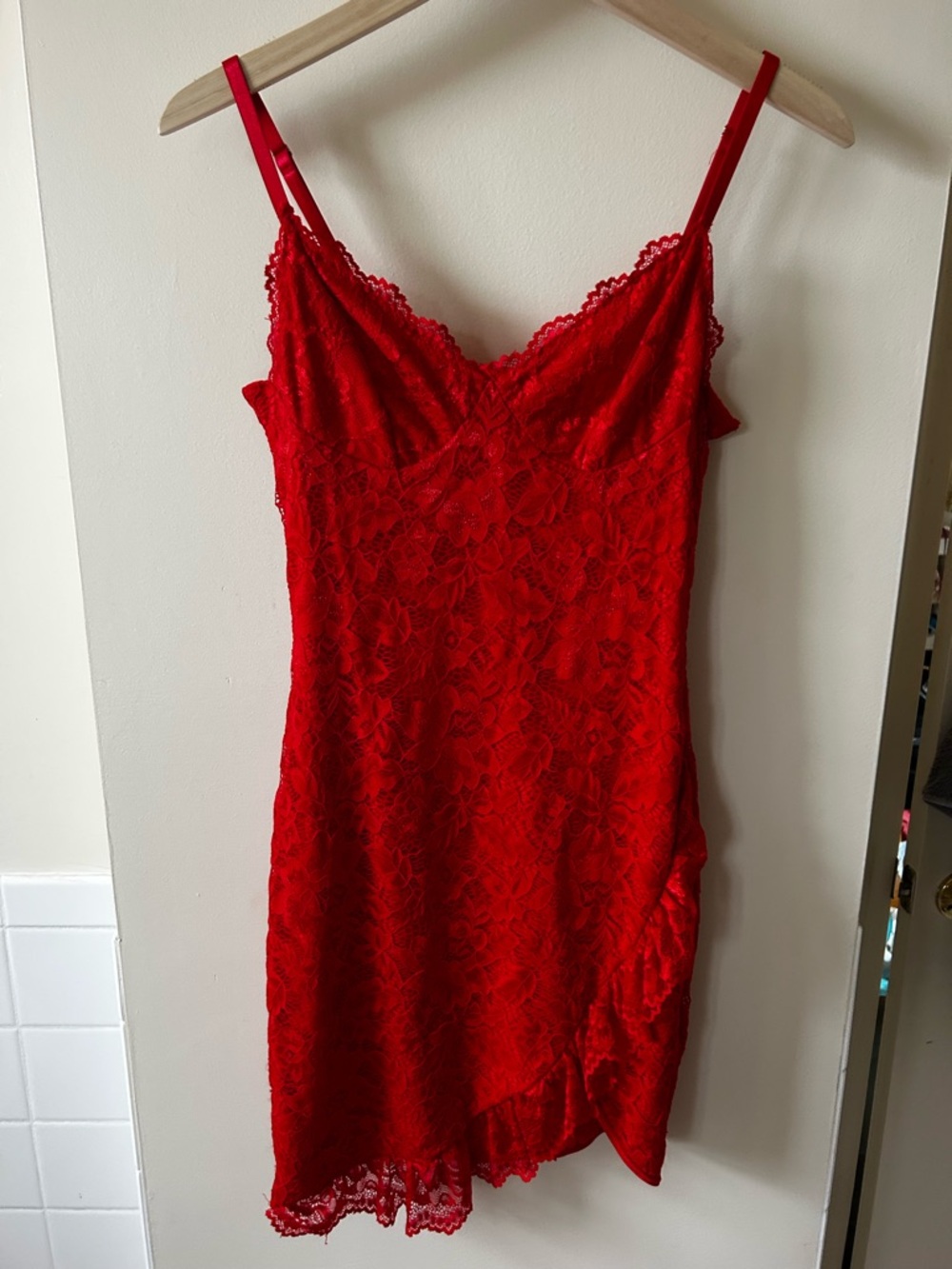 Red Lace Dress